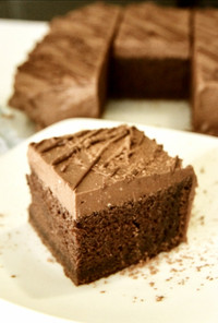 アメリカレシピ☆悪魔のチョコレートケーキ