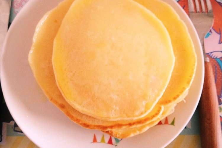 簡単小麦粉パンケーキ レシピ 作り方 By あーちゃろママ クックパッド 簡単おいしいみんなのレシピが354万品