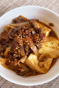 ピリ辛中華風肉豆腐