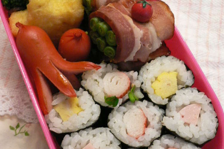 のり巻き 花弁当 レシピ 作り方 By 淡雪羹 クックパッド 簡単おいしいみんなのレシピが356万品