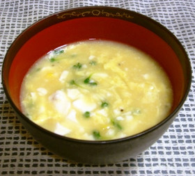 お手軽中華風コーンスープ