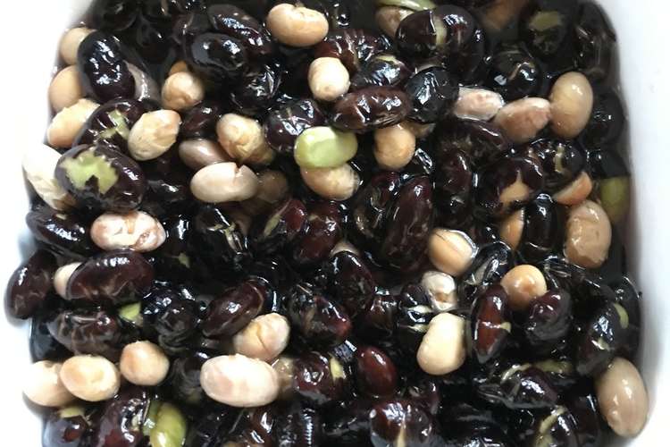 簡単で美味しい 酢大豆 酢黒豆 レシピ 作り方 By きよみどす クックパッド 簡単おいしいみんなのレシピが359万品