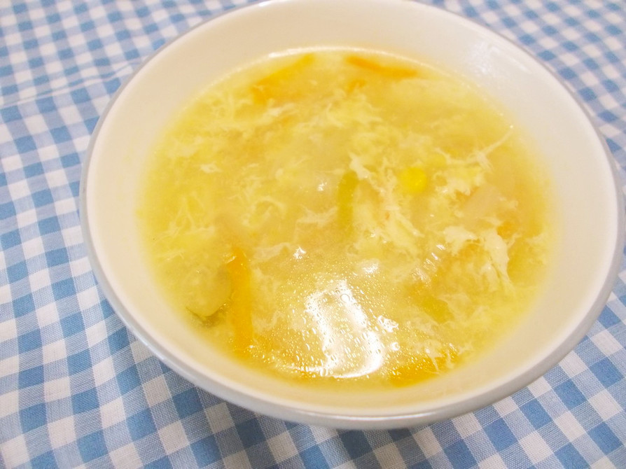 【学校給食】中華コーンスープの画像