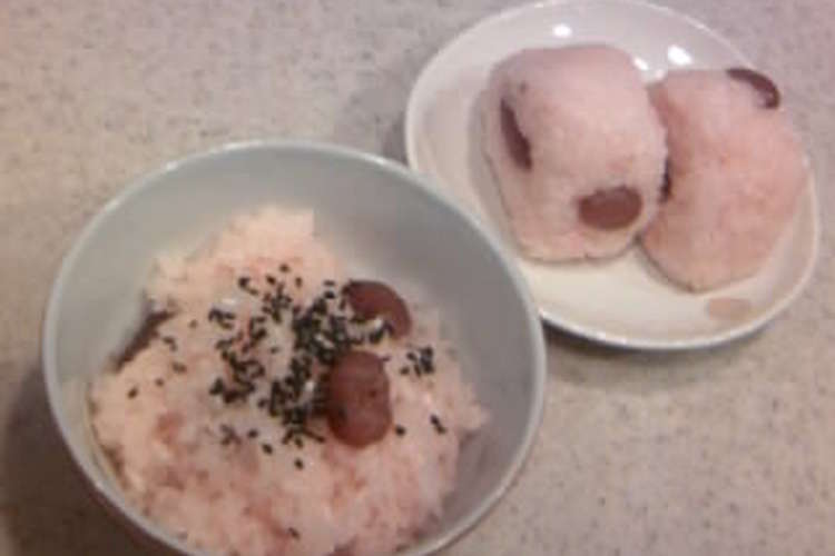 １時間で作るレンジで北海道の甘納豆赤飯 レシピ 作り方 By Momoppusu クックパッド 簡単おいしいみんなのレシピが359万品