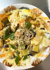 レンジ温野菜旨辛台湾ラーメン味チャンプル