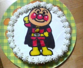 最新のhdキャラクター ケーキ 作り方 アンパンマン アニメ画像