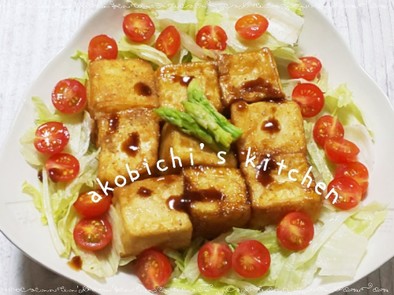 低カロリー豆腐ステーキで胃腸の働きをUPの写真