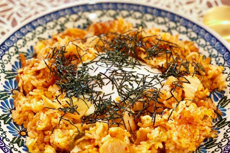 韓国風 キムチチーズチャーハン レシピ 作り方 By Keicook8 クックパッド 簡単おいしいみんなのレシピが360万品
