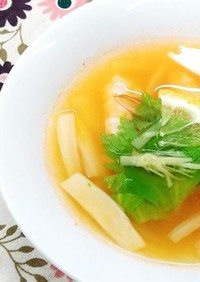 簡単！トムヤムクン風スープ