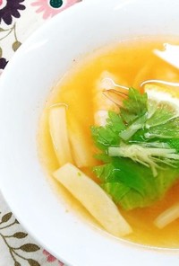 簡単！トムヤムクン風スープ