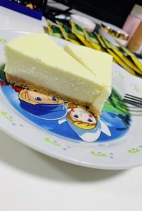 レアチーズケーキ(簡単、ヨーグルトなし)