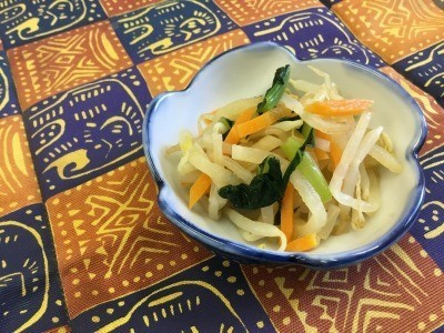 野菜のナムル【柏市学校給食】の画像