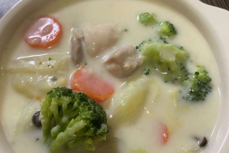 我が家の野菜たっぷりクリームスープ レシピ 作り方 By Sakiのあ ちゃん クックパッド 簡単おいしいみんなのレシピが360万品