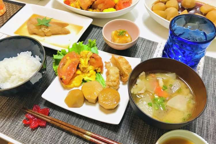 今日のおかずはカレイの煮付けメイン献立 レシピ 作り方 By 体裁よく クックパッド 簡単おいしいみんなのレシピが355万品