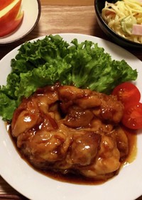 鶏肉のマーマレード焼き