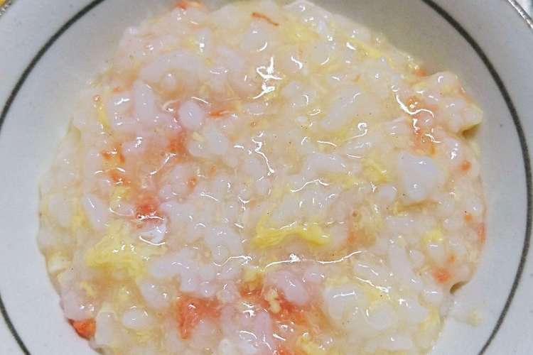 鮭フレークと卵のお粥さん レシピ 作り方 By Michi 630 クックパッド 簡単おいしいみんなのレシピが349万品