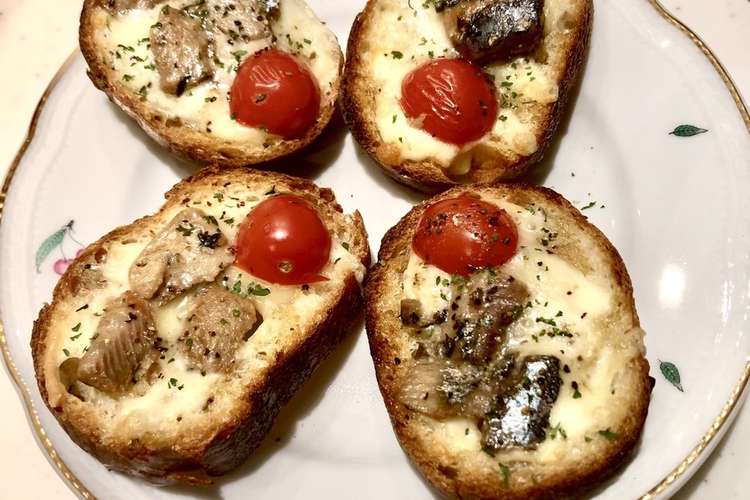 缶詰アレンジ さんまのアヒージョトースト レシピ 作り方 By 学生団体toku クックパッド 簡単おいしいみんなのレシピが355万品