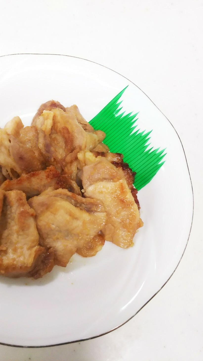 母の味☆お弁当の豚味噌焼きの画像