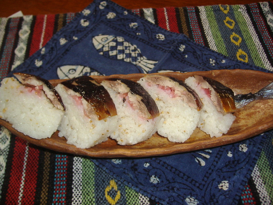 サンマ焼棒寿司の画像