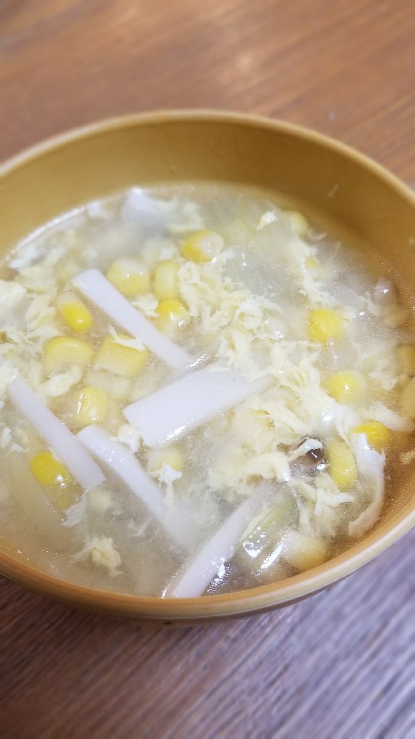 5分でちゃちゃっと中華風コーンスープの画像