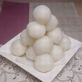電子レンジで月見団子&おまけのみたらし