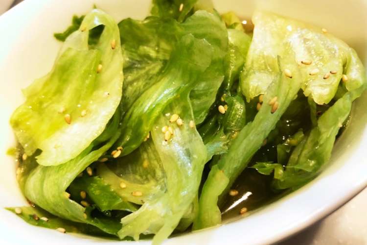 袋で混ぜるだけ 簡単うまいレタスサラダ レシピ 作り方 By 料理ニガテ系女子 クックパッド