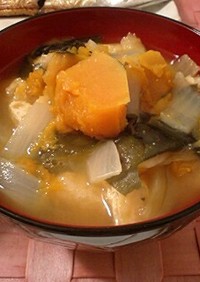 ほくほく♡かぼちゃの味噌汁☆+ﾟ