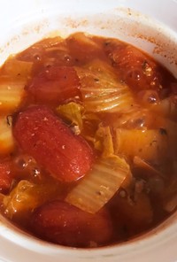 サバ缶で簡単トマト煮込み