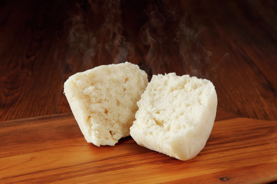 レンジで簡単「パック蒸しパン」の作り方の写真