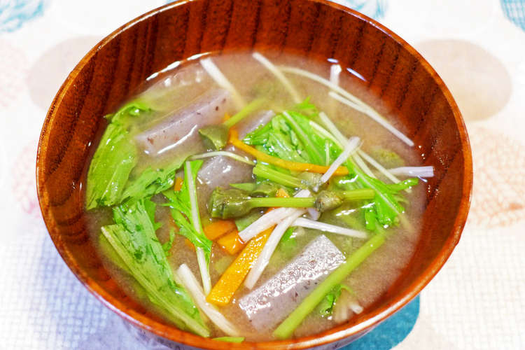 ミズの実の味噌汁 レシピ 作り方 By クックgonbao クックパッド 簡単おいしいみんなのレシピが364万品