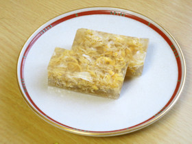 金沢の味えびす(砂糖醤油味のかき玉寒天)