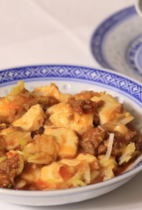 辛味肉味噌を常備して作る　麻婆豆腐