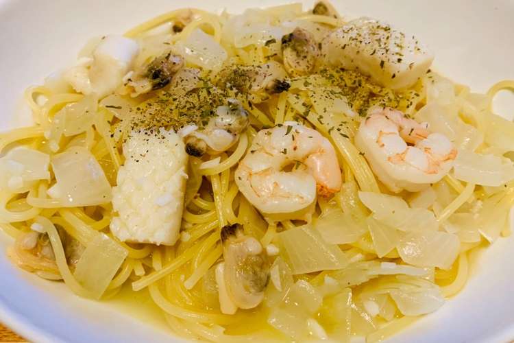 シーフードミックスでボンゴレ風パスタ レシピ 作り方 By Risarecipe クックパッド 簡単おいしいみんなのレシピが352万品