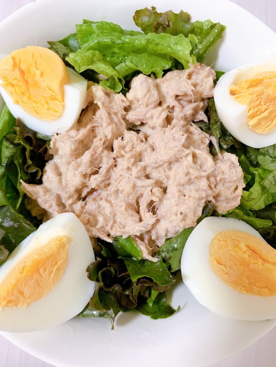 ダイエット　タンパク質摂取サラダの画像