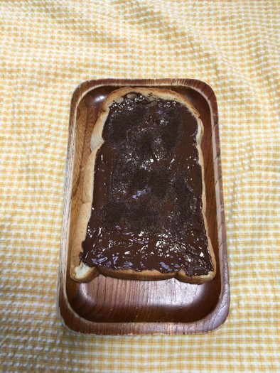 チョコレート♡トースト（コーヒー味）の写真