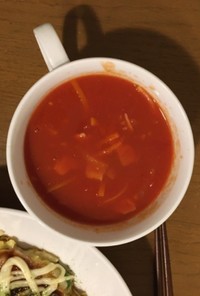 トマト缶で簡単！トマトスープ