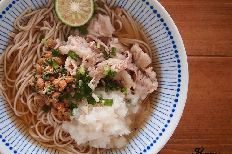 秋の不調に ヘルシー蕎麦アレンジ レシピ 作り方 By Yumipo A クックパッド 簡単おいしいみんなのレシピが368万品