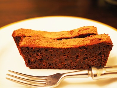 絹ごし豆腐で濃厚チョコレートケーキ♡の写真