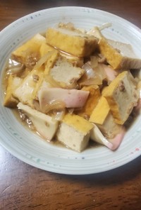 ひき肉豆腐♪