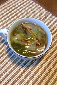 たっぷり野菜の中華スープ