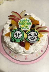 ヘンリー、パーシーの誕生日ケーキ