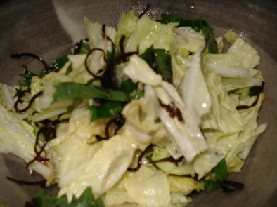 ☆塩昆布で簡単☆白菜と大葉のさっぱり和えの写真