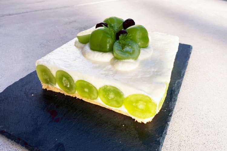 シャインマスカットのレアチーズケーキ レシピ 作り方 By Lelisblanc クックパッド 簡単おいしいみんなのレシピが350万品