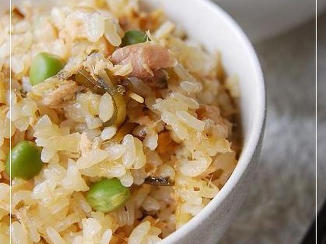 ツナとなめたけと塩昆布の炊き込みご飯 レシピ 作り方 By Misacoco クックパッド