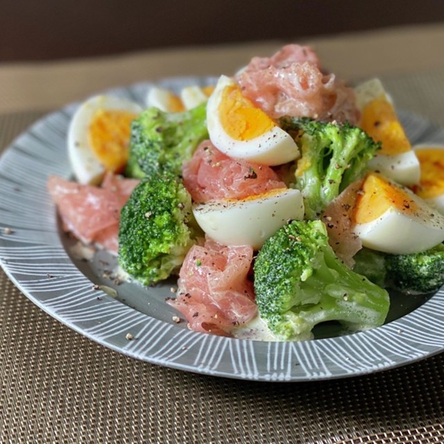 生ハムと茹で卵のブロッコリーサラダ レシピ 作り方 By 進撃の御飯 クックパッド 簡単おいしいみんなのレシピが374万品