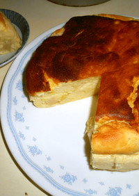 薩摩芋とりんご入りヨーグルトスフレケーキ