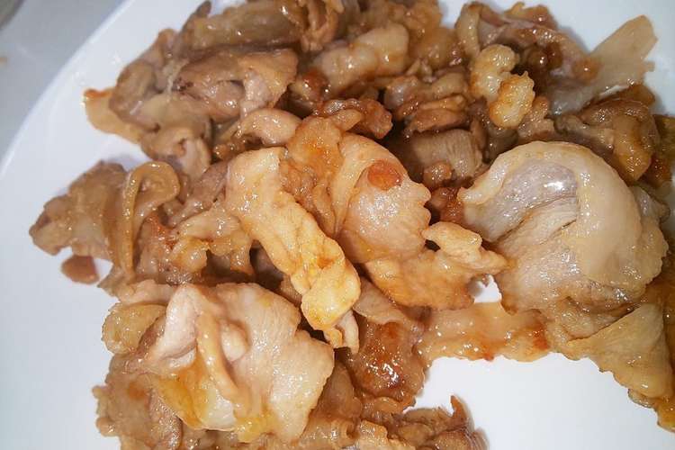 一番簡単しょうが焼き レシピ 作り方 By おたふくまめこ クックパッド