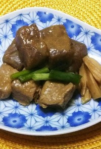 【ダイエット】豚ヒレとこんにゃくの味噌煮