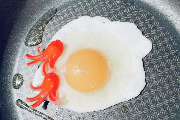 可愛い お弁当に 赤いタコさんの目玉焼き レシピ 作り方 By Ppまりりん クックパッド 簡単おいしいみんなのレシピが360万品