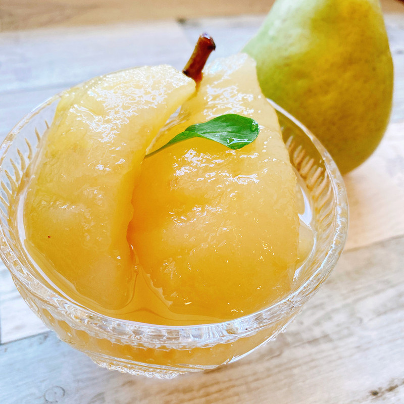 グルテンフリーの洋梨クランベリークリスプのレシピ